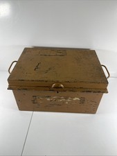 old vintage Metal Tool Storage