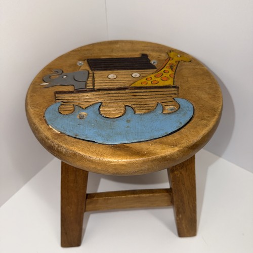 Vintage noahs ark hand painted - noahs,