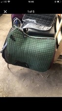 Le Mieux  Large Dressage Saddle Cloth In Hunter Green