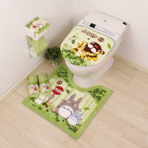 Neighbor totoro toilet mat - my,
