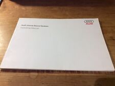 AUDI CHORUS AUDIO CD SOUND SYSTEM BOOK A2 A3 A4 TT A6 A8 Owners Handbook Manual