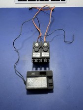 Jr BEC Vintage Receiver Servos VGC Working Rc Car Radio Gear 27mhz Clean Set