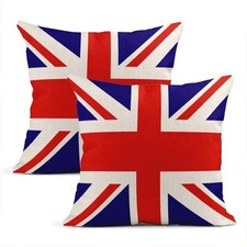2Pcs Union Jack Pillow Case