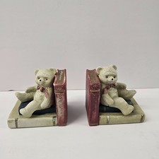 Teddy Bear Bookends Pair