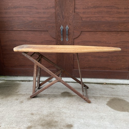 Antique folding wooden ironing - wooden,