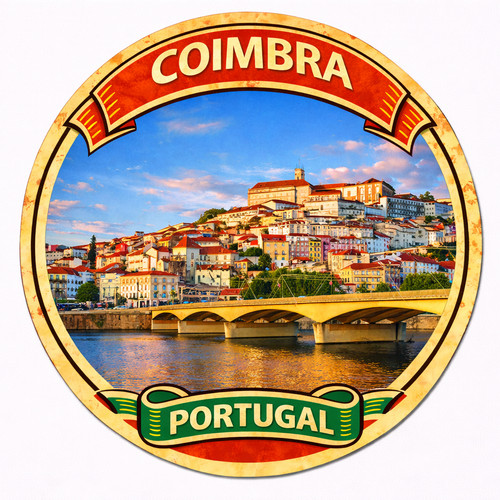 Coimbra portugal fridge magnet - portugal,