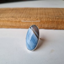 Owyhee Blue Opal Gemstone Ring