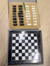 Marble Chess Set Vintage