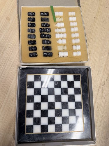 Marble chess set - marble,