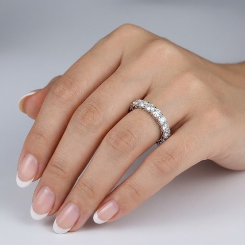 14k gold eternity wedding ring - 14k,