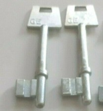2 x FLEET MORTICE KEY BLANKS-