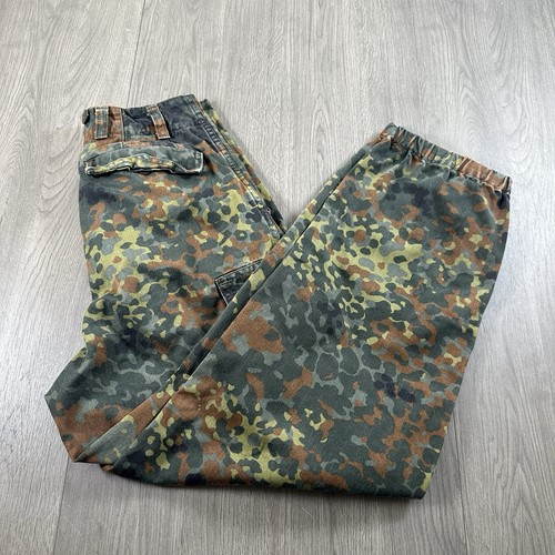 Flecktarn camo cargo trousers - flecktarn,