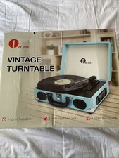 1byone Vintage Turntable -