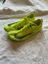 Nike Running Spikes, Superfly Elite 2, UK 7.5, Neon Yellow Excellent used cond