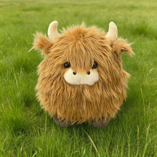 Cute highland cow plush toy - plush,