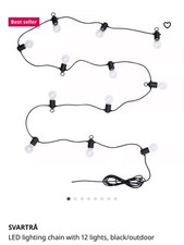 UTSUNDLED lighting chain with