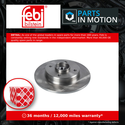 Brake discs pair solid fits - discs,