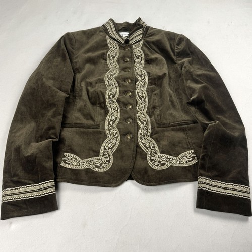 Womens vintage brown velvet - vintage,