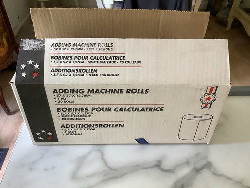 Adding machine rolls box - rolls, 13