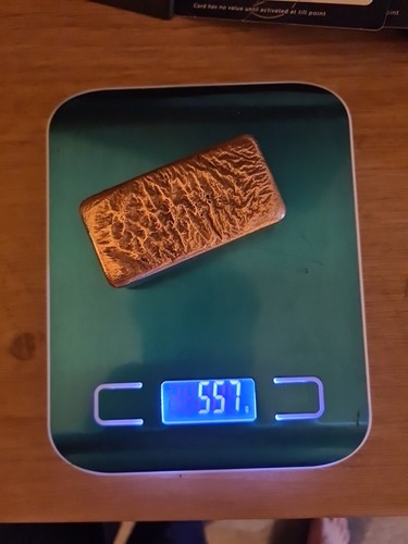 550g copper bar ingot - copper,