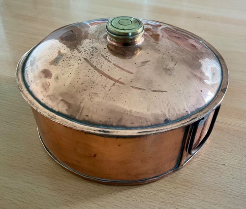 Antique copper and brass - and, bed