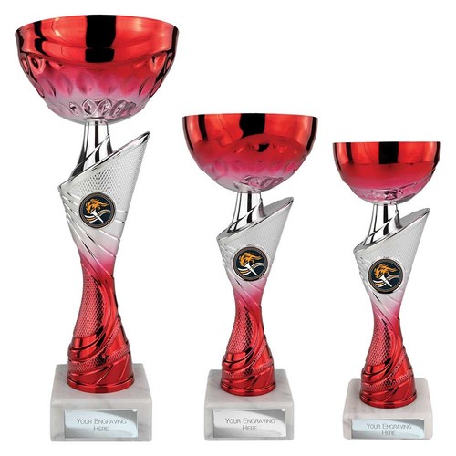 Red silver classic cup - classic, trophy