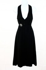 Hobbs Black Plunge Neck