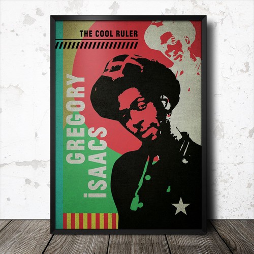 Gregory isaacs reggae poster - gregory,
