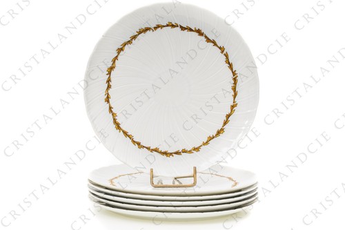 Six musset cake plates - six,