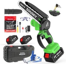 Mini chainsaw cordless - 8'',