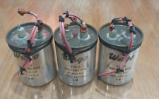 WEGO Type 1477/E AC Capacitors x 3 300V RMS 2MFD 2μF - Tested
