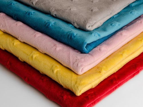 Star minkee fleece - star, x
