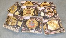 WWE Jakks Championship Belts inc. Spinner, U.S, Undisputed, Tag Team *Brand New*