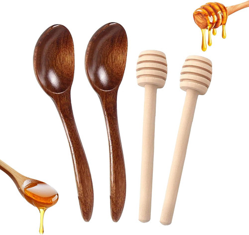 Pcs honey spoons - 4,