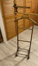 AMAZING VINTAGE ITALIAN MID CENTURY WOODEN VALET STAND / DRESSBOY BREVETTATO