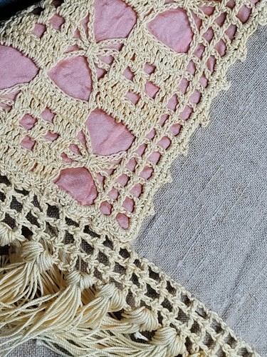 Antique linen boudoir - linen,
