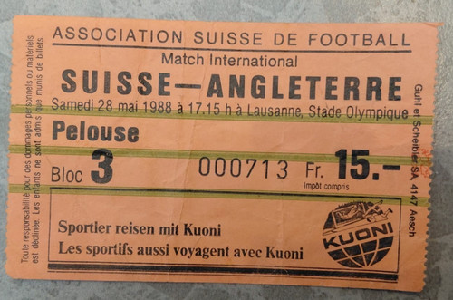Ticket stub switzerland - ticket, stub-switzerland