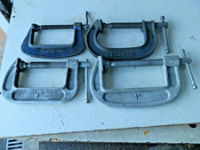 Selection of 3" and 4" G clamps