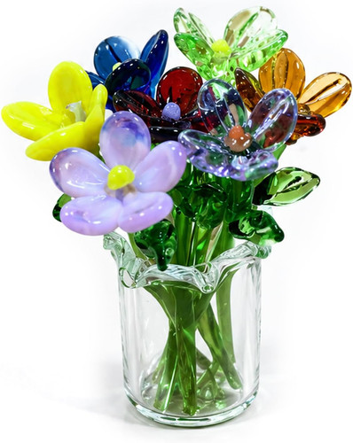 Glass flowers mini - glass,
