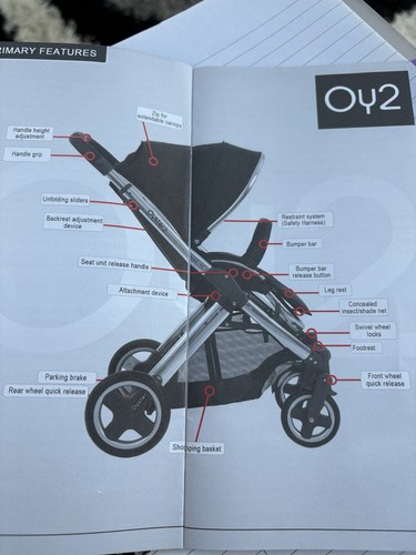 Oyster travel system pram - system,