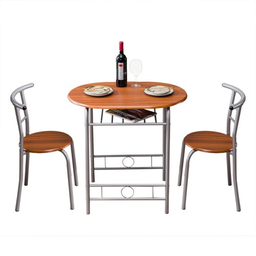 Piece dining set round - 3-piece,