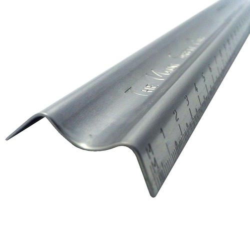 Metal safety ruler stainless - safety,