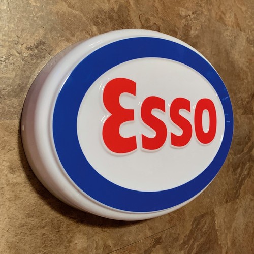 Esso led illuminated light box - illuminated,
