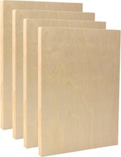 EXERZ Wooden Paint Boards Wooden Panels for Acrylic, Oil & Mixed Media Painting