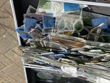 Stained Glass Offcuts Cullet Mixed