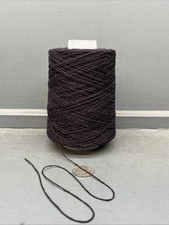 200G 4/20NM 100% BOURETTE SILK YARN VERY DARK BROWN COLOUR