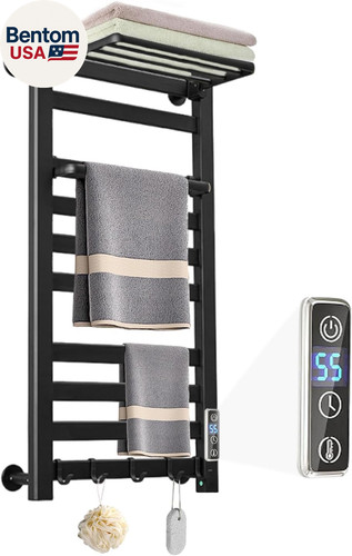 Heated towel rack for bathroom - heated,