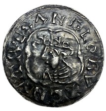 Saxon, King Cnut Penny, Quatrefoil type, Mint York, moneyer Bretecol