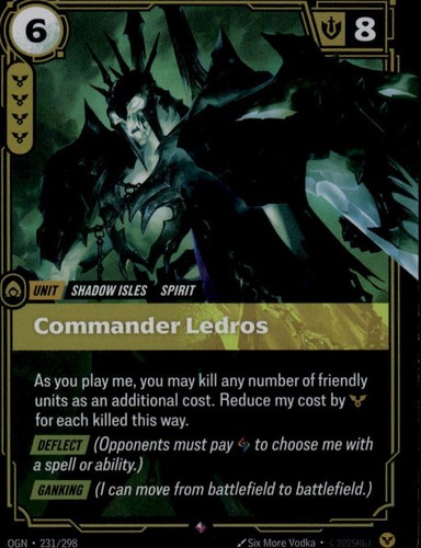 Commander ledros 231 298 - 231/298, rare