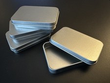 4 x Small Metal Storage Tin